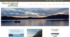 Desktop Screenshot of nelivingmagazine.com